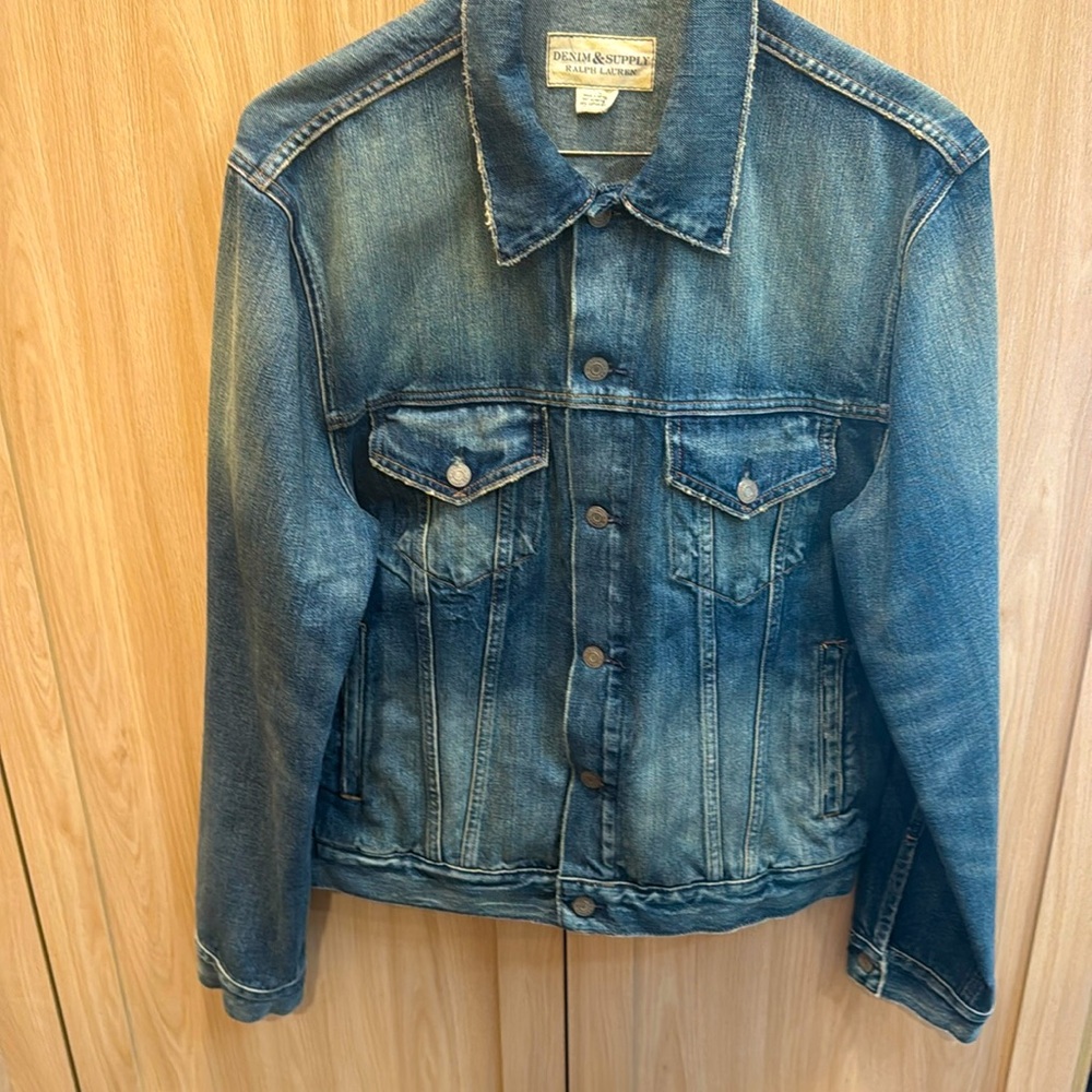 Ralph Lauren Denim Trucker Jacket - size large